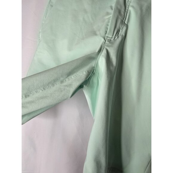 Lululemon Mens Daily Shorts Size 32 Mint Green Belt Loops Athleisure - Picture 11 of 11